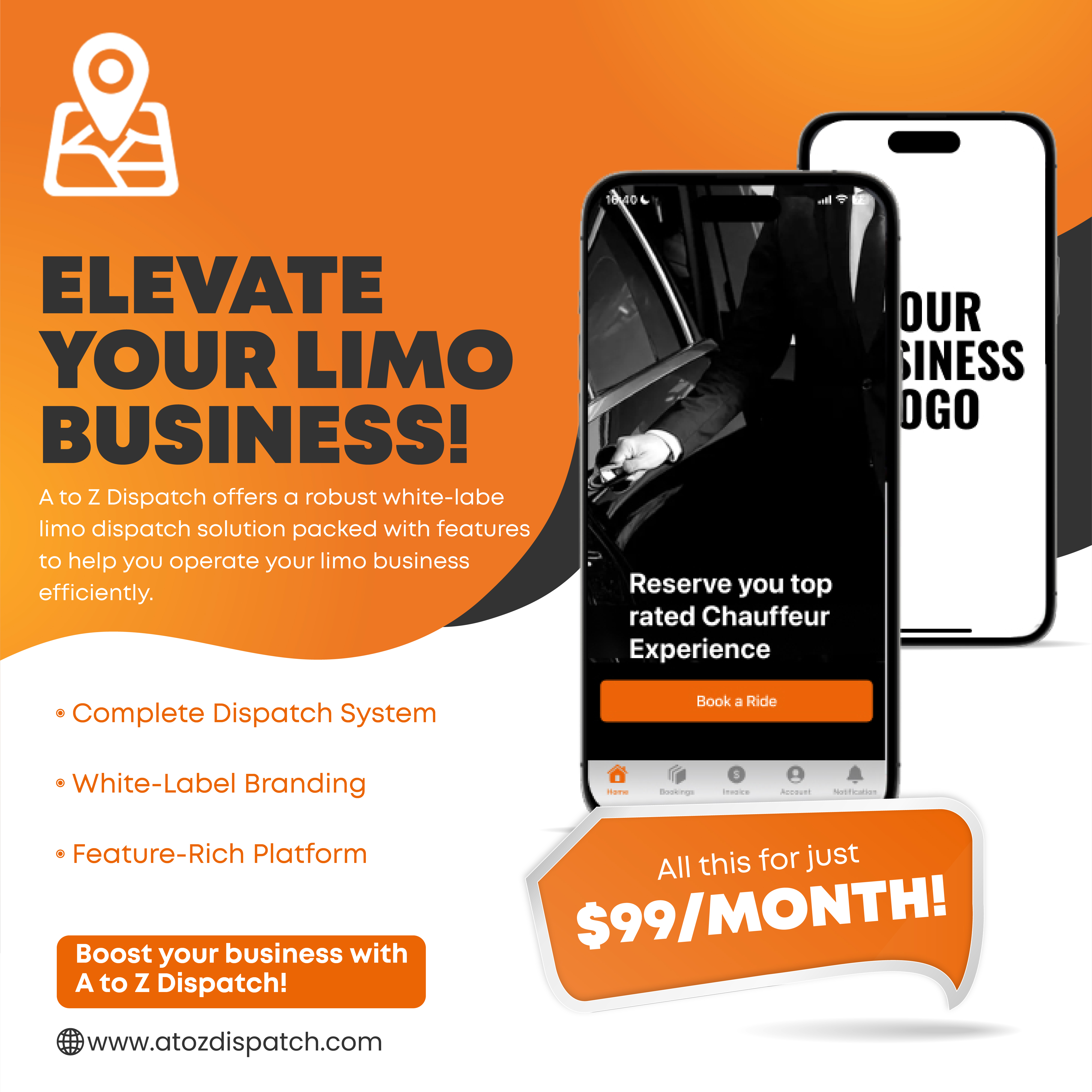 screenshot of A2Z Dispatch